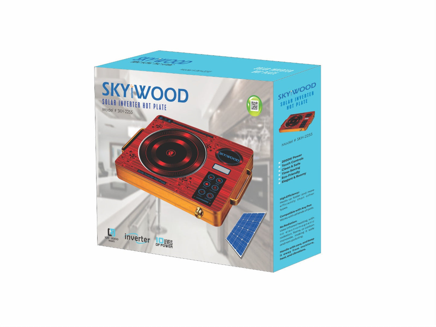 SKYWOOD- SOLAR HOTPLATE PORTABLE ENERGY SAVER